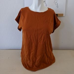 SALE! Target orange shirt blouse thick Small